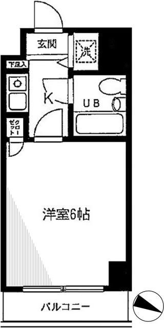 サンプラザ南林間の間取り