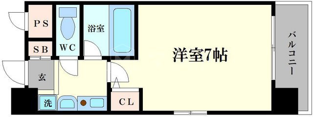 ラナップスクエア上本町の間取り