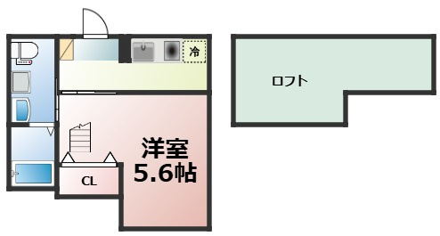【間取り】 | レジア大今里　仲介手数料無料
