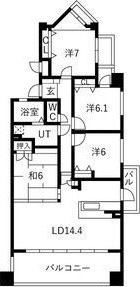 【間取り】 | ロイヤルマンション四日市芝田