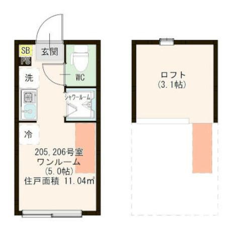 【間取り】 | ハーモニーテラス西荻北