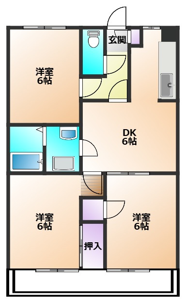 モンテボヌールの間取り