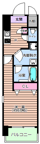 【間取り】 | プレジオ東天満