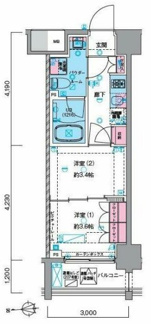 【間取り】 | GENOVIA浅草VIskygarden | ☆間取り☆