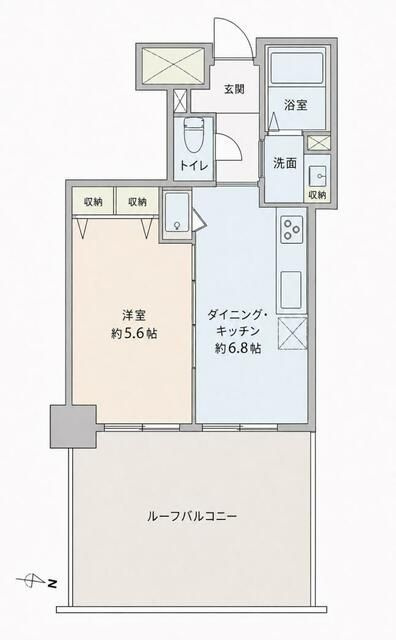サンクレスト竜泉の間取り