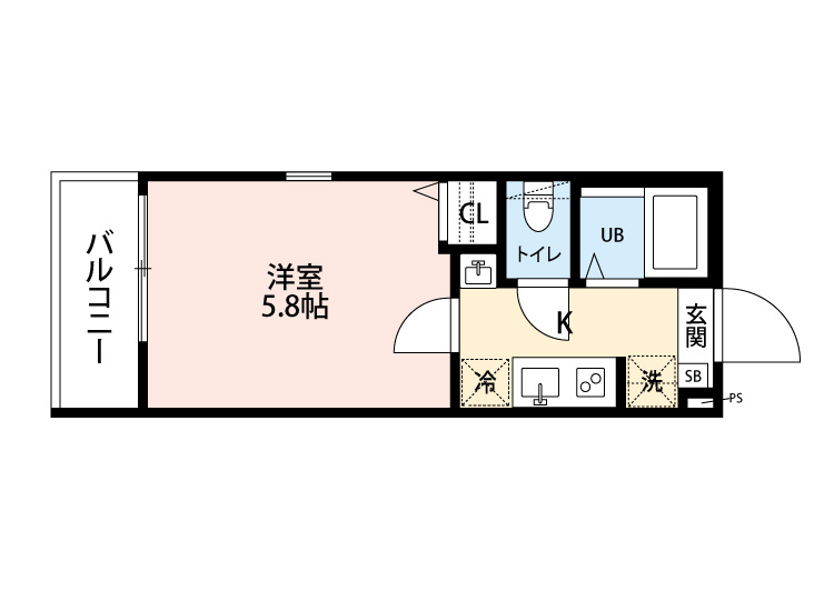 グランクオール東伏見の間取り