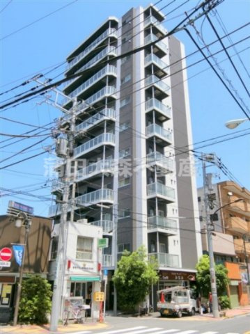 ジーベック西蒲田の外観|2011年9月築　RC鉄筋コンクリート造地上11階建て総戸数49戸
東京都大田区西蒲田6丁目　JR京浜東北線蒲田駅徒歩9分、東急池上線蓮沼駅徒歩1分