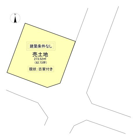 南区築港栄町　1区画の区画図
