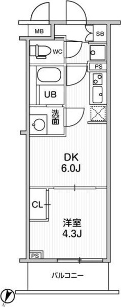 LIMERESIDENCE HIKIFUNEの間取り