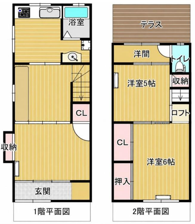 菅原通テラスハウスの間取り