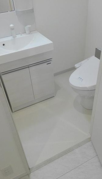 クレイシア秋葉原の洗面所