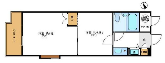 日興パレス登戸の間取り