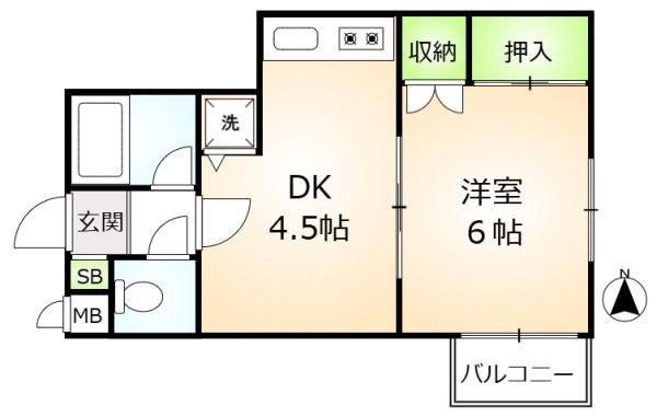 メゾン榎本の間取り