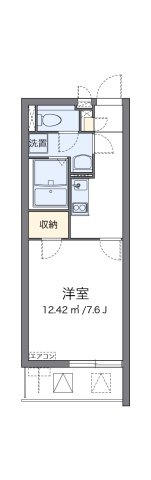 【間取り】 | クレイノニューメイプル | 代表的な間取のため実際の間取とは異なる場合があります