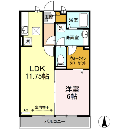 シャルマンⅡの間取り