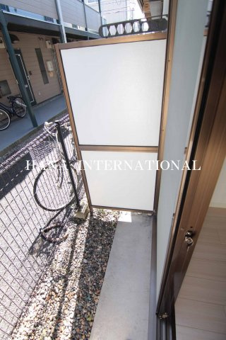 ベルドーラ一之江Dのバルコニー