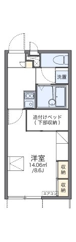 レオパレス宮ノ前１号棟の間取り