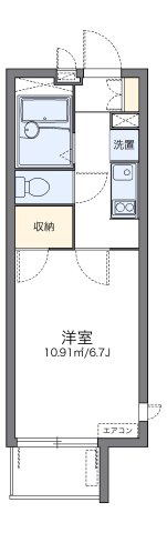 レオパレスヴァンルミエールの間取り