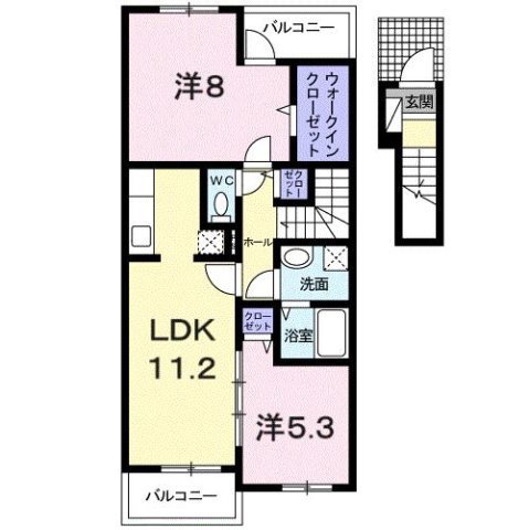 サンリットⅠの間取り