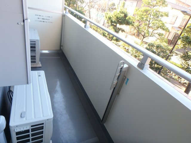 エテルノ西葛西のバルコニー