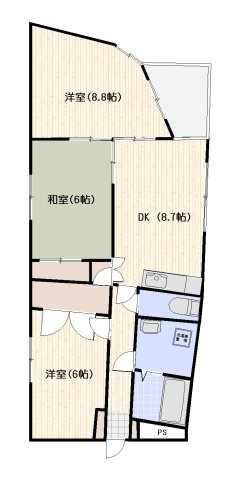 ホワイトヒルズフジマの間取り