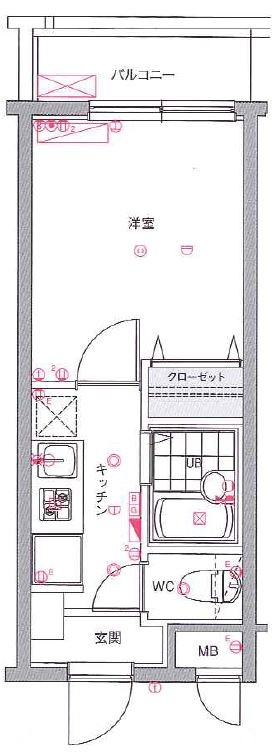 Ｌuxs上板橋の間取り
