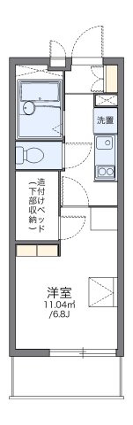レオパレスドエルシンヤマの間取り