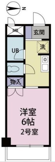 シャンブル南林間の間取り
