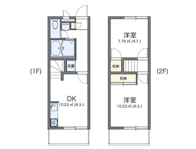 レオパレスやませの間取り