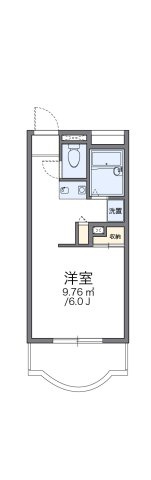 レオパレスパティオの間取り
