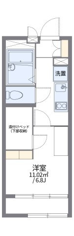 レオパレスＳＡＫＵＲＡⅡの間取り