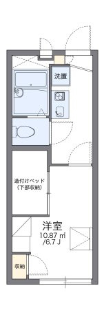 レオパレスＫＩＬＡＬＡ　幕張の間取り