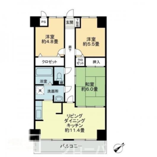 プラージュ司の間取り|間取図