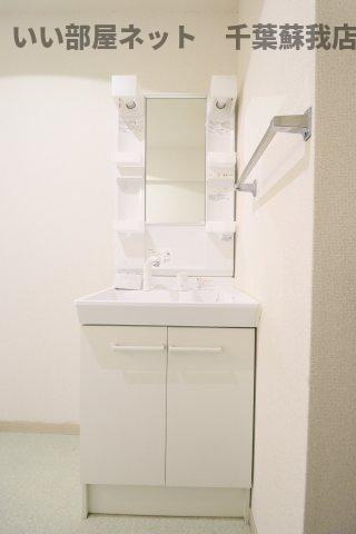 ガーデンハウス本千葉の洗面所|忙しい朝には欠かせない洗面所です