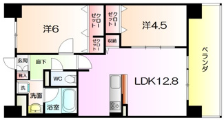 【間取り】 | フェリスシエロ堺