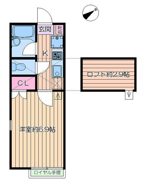 ライフガーデン西一之江Vの間取り