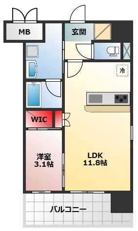【間取り】 | スプランディッド堺東DUE