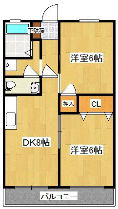 サンリバーⅠの間取り