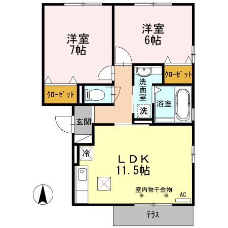 ウィルサクスィードの間取り
