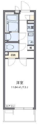 クレイノＳＯＬＵＴＩＯＮＳⅥの間取り|代表的な間取のため実際の間取とは異なる場合があります