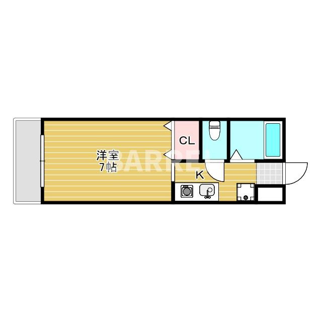 リヴェール西出の間取り