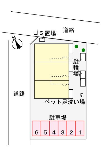 グランドソレーユの区画図