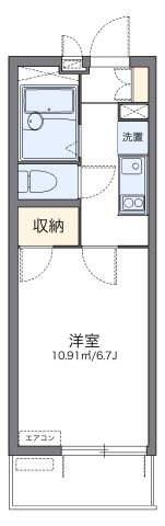 レオパレスエトワール則武の間取り