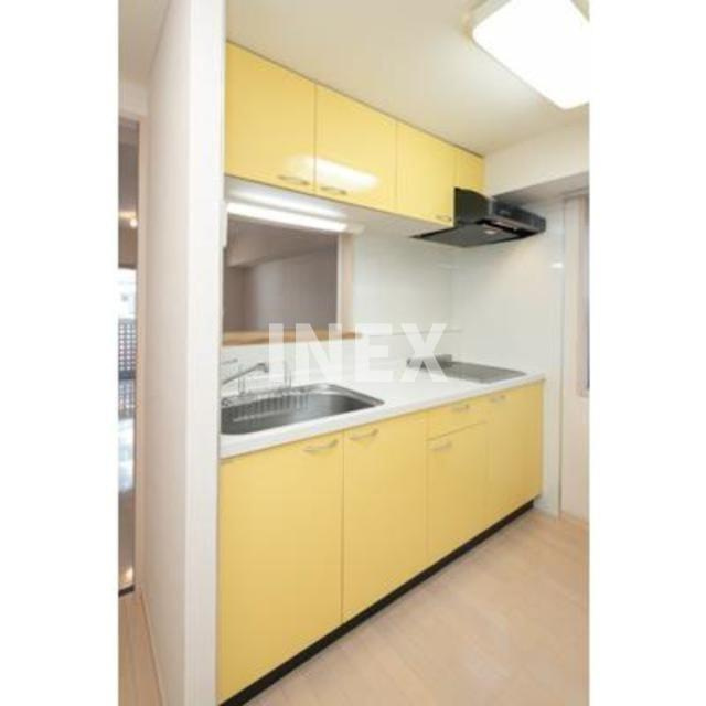 横浜市神奈川区台町の賃貸マンションのキッチン