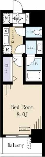 ドゥーエ蔵前の間取り