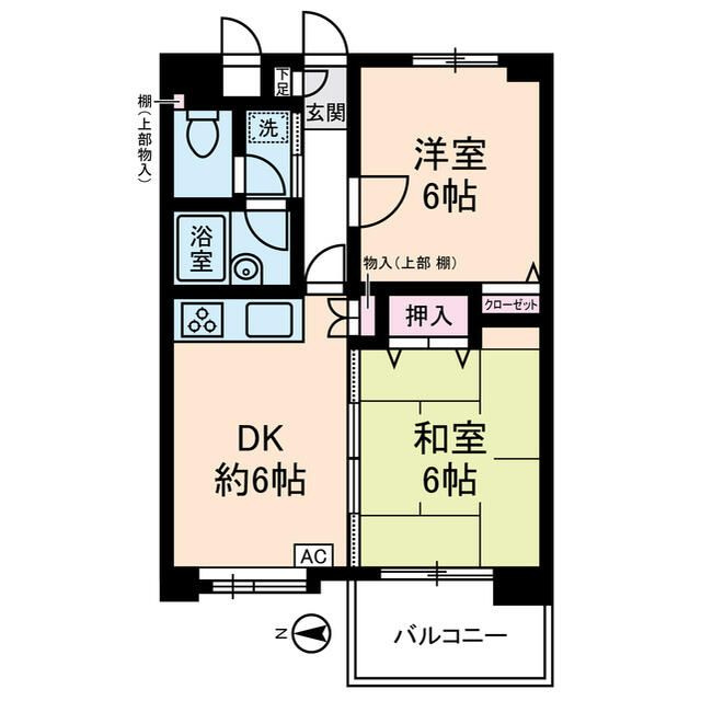カピトール川崎Ⅰの間取り