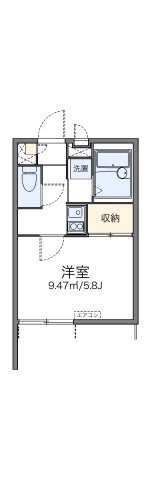 レオパレスきのした荘の間取り