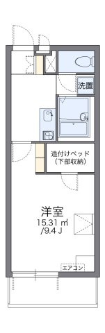 レオパレス加島サザンフェイスの間取り|代表的な間取のため実際の間取とは異なる場合があります