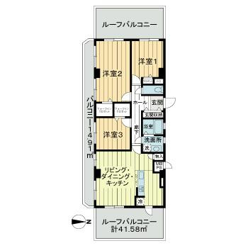 ライオンズマンション日本橋の間取り