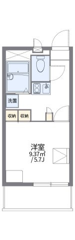 レオパレスアルカンシェルの間取り